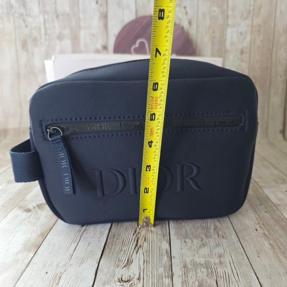 Unisex Dior Toiletry Bag Medium Blue - Picture 3 of 8